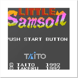 Little Samson start screen!! Posters and Art